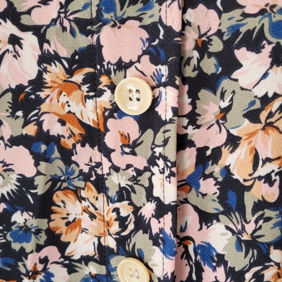 Meg and Margot floral flared knee length skirt - Picture 3 of 4